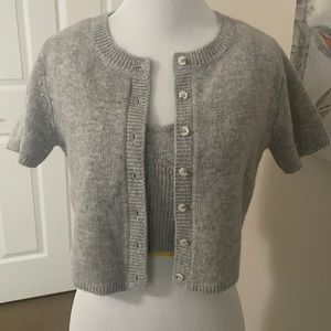 Reformation cashmere twin set size small